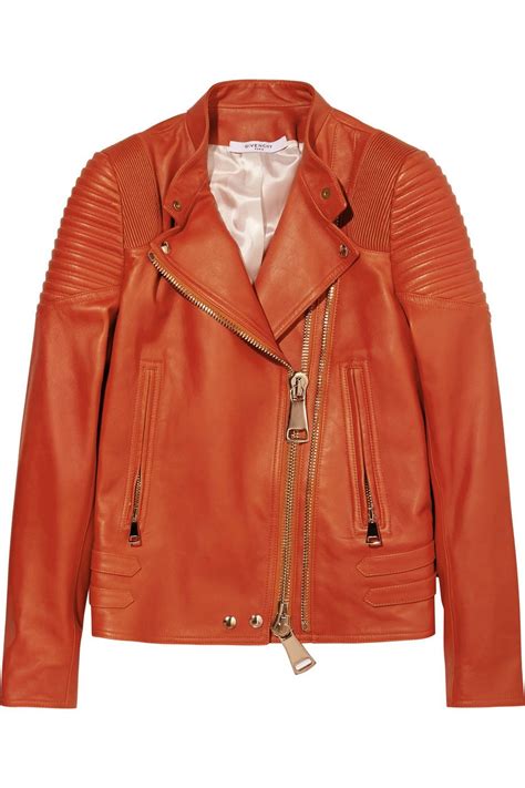 givenchy leather motorcycle jacket|Biker jacket in leather .